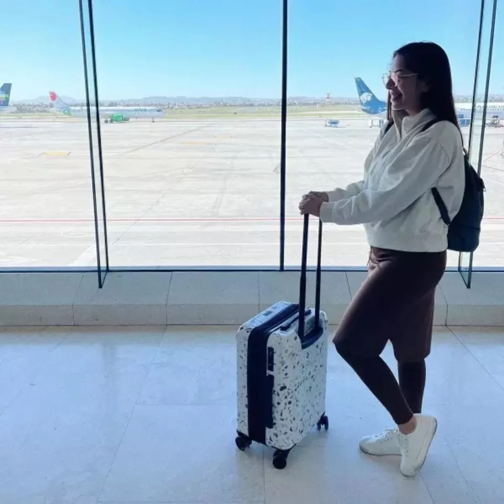 🎉LAST PIECE🎉Calpak Terrazzo 20in Carry-On Luggage Terrazzo - Picture 15 of 16